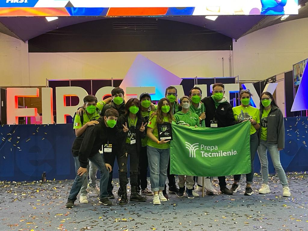 Prepa Tecmilenio gana pase al mundial de First Robotics 2022